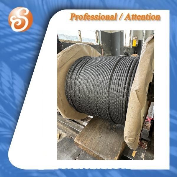 500m Galvanized Steel Wire Rope Lifting Cable STEEL Core