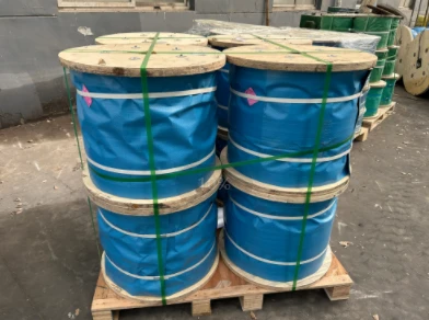 Durable Electrical Wire Rope Galvanized 14mm Steel Core 1000m