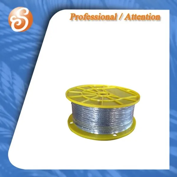 Electric Galvanized Steel Wire Rope 6X37+IWRC For Mesh Net