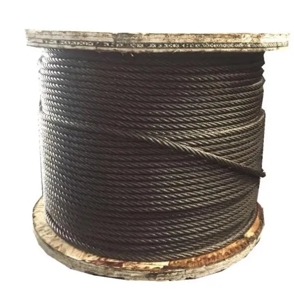 Ungalvanized Steel Wire Rope 6x19S+IWRC For Heavy Industry Use